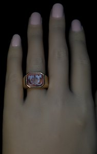 Jerusalem cross ring