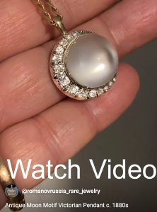 Antique moonstone jewelry video