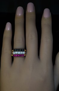 Vintage stackable rings