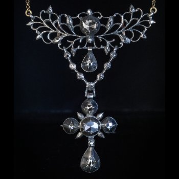 18th century cross necklace
