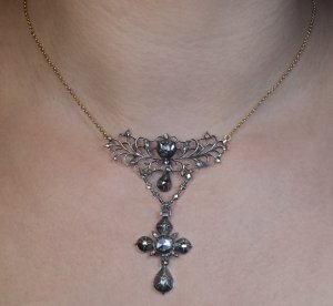1700s cross necklace