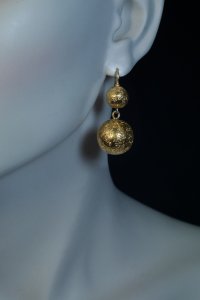 Antique gold earrings
