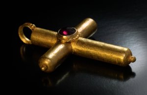 Byzantine gold cross