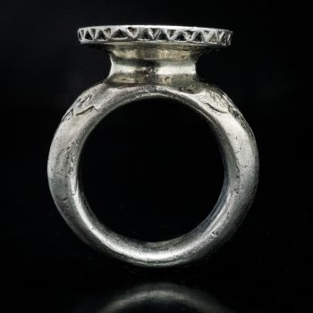 Medieval silver rings