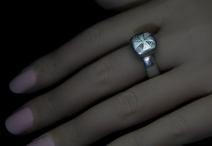 Medieval crusader ring