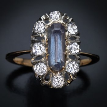 Vintage Russian Alexandrite ring